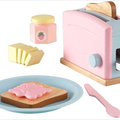 Jeux & Jouets KidKraft Accessoires De Cuisine | Jouet Grille Pain Bois Pastel Kidkraft