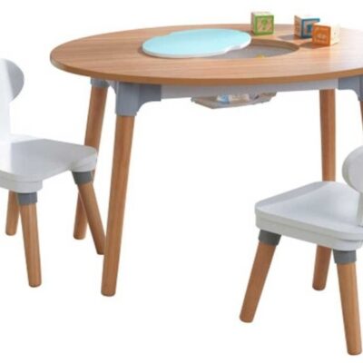 Meubles & Rangements KidKraft Tables Et Bureaux | Table Et Chaises Retro Pour Enfants Kidkraft