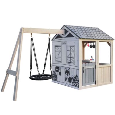 Jeux D’Exterieur & Sports KidKraft Cabanes En Bois | Maisonnette En Bois Pour Enfant Avec Balancoire Savannah Kidkraft