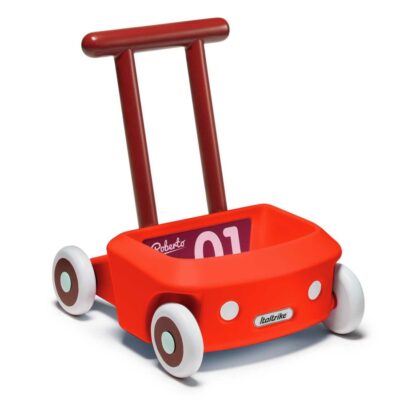 Jeux & Jouets Italtrike Trotteurs Et Jouets A Tirer | Trotteur Bebe Roberto Rouge Italtrike