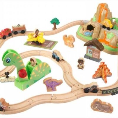 Jeux & Jouets KidKraft Circuits De Trains | Circuit De Train Dinosaure Kidkraft