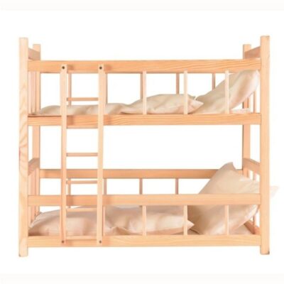 Jeux & Jouets Egmont Poupees, Poupons Et Accessoires | Lits Superposes En Bois Pour Poupees Fabriques En Europe De Egmont Toys