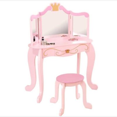 Meubles & Rangements KidKraft Coiffeuses | Coiffeuse Enfant Rose Kidkraft