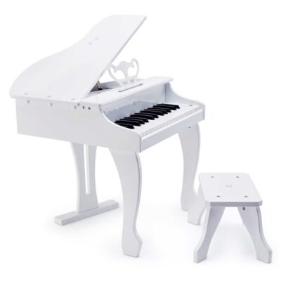 Jeux & Jouets Hape Instruments De Musique | Piano A Queue Electronique Blanc Hape