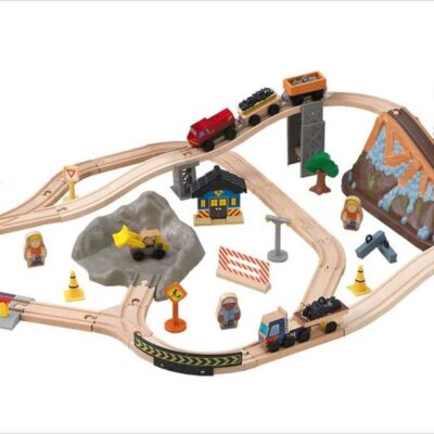 Jeux & Jouets KidKraft Circuits De Trains | Circuit De Train En Bois Bucket Top – Kidkraft