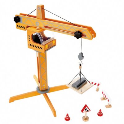 Jeux & Jouets Hape Garages Et Vehicules | Grue Elevatrice Jouet Hape