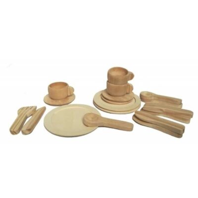 Jeux & Jouets Egmont Dinettes | Dinette En Bois Naturel Egmont Toys – Jouet D’Imitation