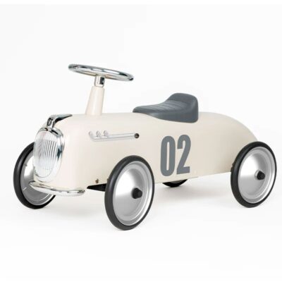 Jeux & Jouets Baghera Porteurs | Porteur Blanc Ivoire Pour Enfant De 1 A 3 Ans Roadster Baghera