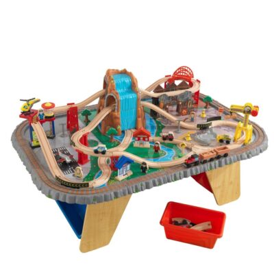 Jeux & Jouets KidKraft Circuits De Trains | Circuit De Train Waterfall Junction Kidkraft