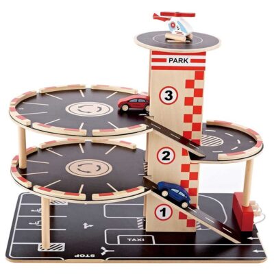 Jeux & Jouets Hape Garages Et Vehicules | Garage En Bois Jouet Hape