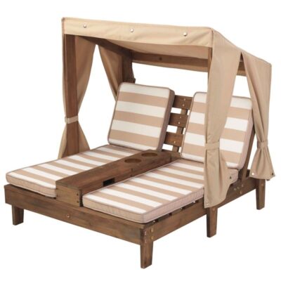 Meubles & Rangements KidKraft  | Chaise Longue Double Beige Kidkraft