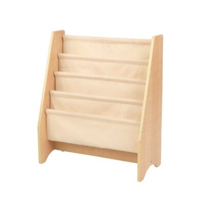 Meubles & Rangements KidKraft Rangements Livres | Bibliotheque Pour Enfant En Tissu Et Bois Coloris Naturel Kidkraft