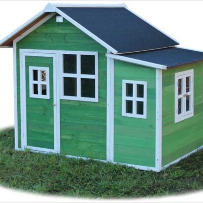 Jeux D’Exterieur & Sports Exit Toys Cabanes En Bois | Cabane Enfant Verte Loft 150 – Exit