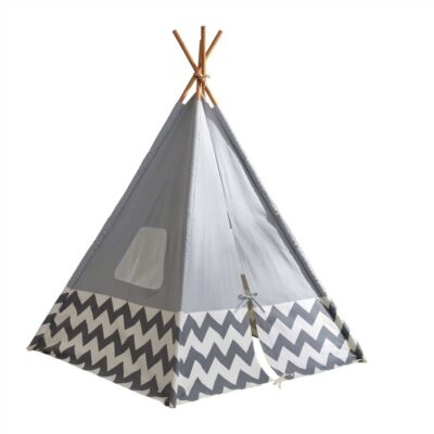 Jeux D’Exterieur & Sports KidKraft Tipis Et Tentes | Tipi Enfant Gris Clair Kidkraft