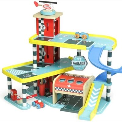 Jeux & Jouets Vilac Garages Et Vehicules | Garage Vilacity + Accessoires – Vilac