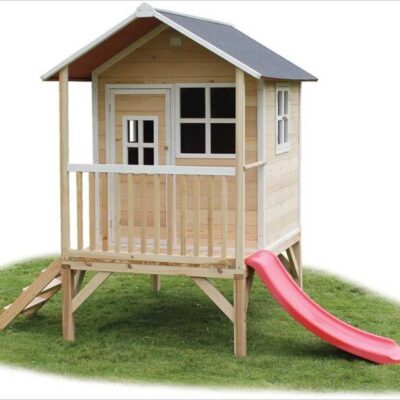 Jeux D’Exterieur & Sports Exit Toys Cabanes En Bois | Cabane Enfant Sur Pilotis Bois Naturel Loft 300 – Exit