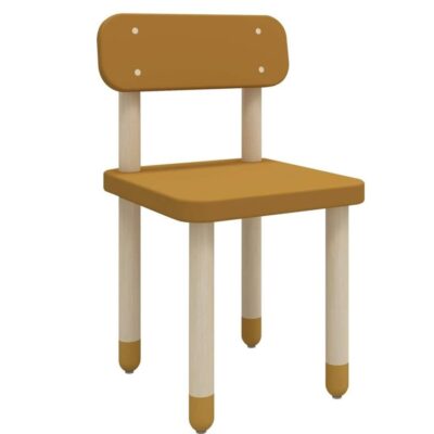 Meubles & Rangements Flexa Tables Et Bureaux | Chaise En Bois Jaune Moutarde Pour Enfant Flexa