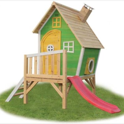 Jeux D’Exterieur & Sports Exit Toys Cabanes En Bois | Petite Cabane Sur Pilotis Verte Fantasia 300 – Exit