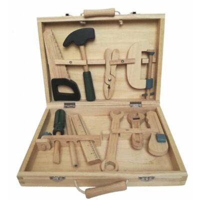 Jeux & Jouets Egmont Etablis Et Outils | Malette A Outils En Bois Egmont Toys – Jeu D’Imitation