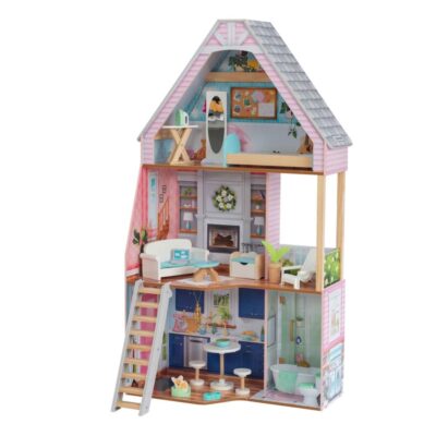 Jeux & Jouets KidKraft Maisons De Poupees | Maison De Poupees En Bois Matilda Dollhouse De Kidkraft