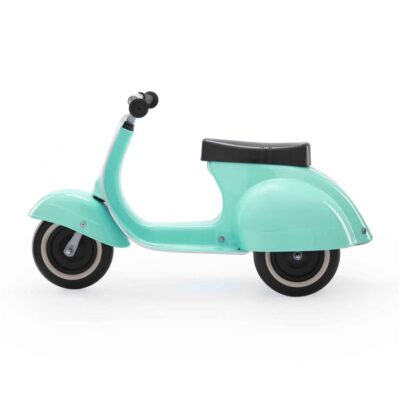 Jeux & Jouets Hape Porteurs | Scooter Vespa Vintage Pour Enfant Primo De Ambosstoyss Vert Menthe