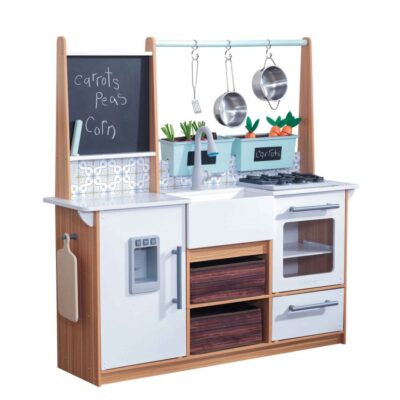 Jeux & Jouets KidKraft Cuisines | Cuisine Rustique Et Chic En Bois Pour Enfant Farmhouse De Kidkraft