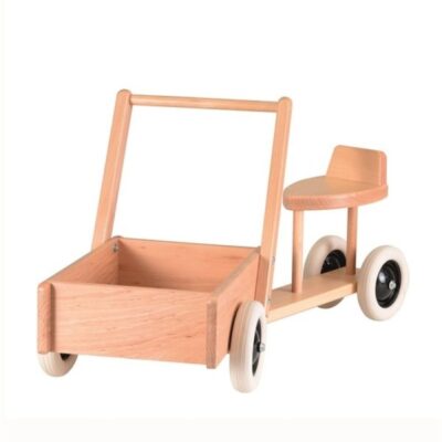 Jeux & Jouets Egmont Porteurs | Porteur Bebe Avec Chariot A Pousser En Bois Fabrique En Europe