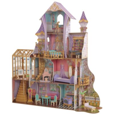 Jeux & Jouets KidKraft Maisons De Poupees | Maison De Poupee En Bois Pour Princesses Chateau Enchante Kidkraft