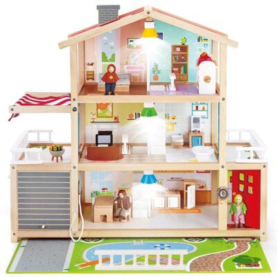 Jeux & Jouets Hape Maisons De Poupees | Maison De Poupee Villa Moderne – Hape