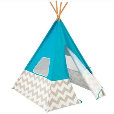 Jeux D’Exterieur & Sports KidKraft Tipis Et Tentes | Tipi Enfant Bleu Turquoise – Kidkraft