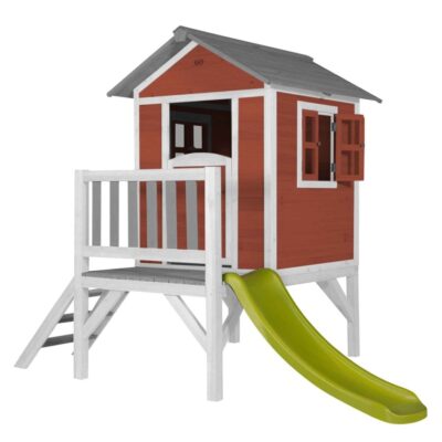 Jeux D’Exterieur & Sports Sunny Cabanes En Bois | Cabane Rouge Sur Pilotis Lodge Xl – Sunny