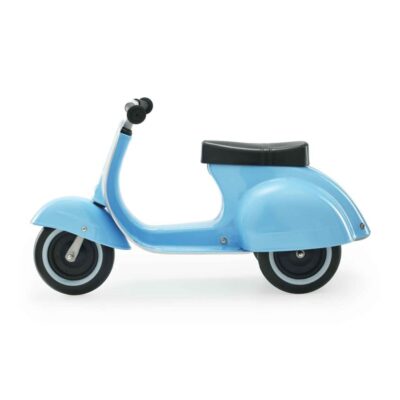 Jeux & Jouets Hape Porteurs | Scooter Vespa Vintage Pour Enfant Primo De Ambosstoyss Bleu