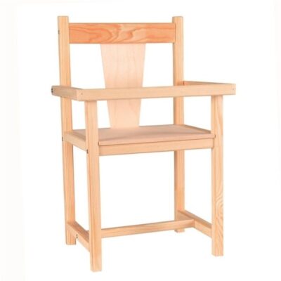 Jeux & Jouets Egmont Poupees, Poupons Et Accessoires | Chaise En Bois Naturel Pour Poupee Fabriquee En Europe De Egmont Toys