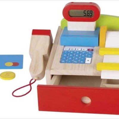 Jeux & Jouets Goki Marchandes | Caisse Enregistreuse En Bois Goki