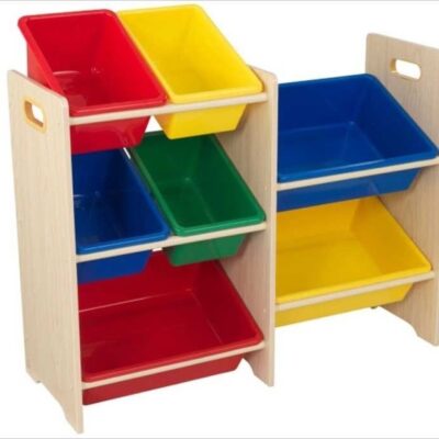 Meubles & Rangements KidKraft Rangements Jouets | Meuble Avec 7 Bacs Aux Couleurs Vives – Kidkraft