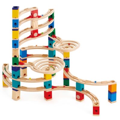 Jeux & Jouets Hape Circuits A Billes | Grand Circuit Billes Cyclone Quadrilla