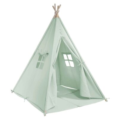 Jeux D’Exterieur & Sports Sunny Tipis Et Tentes | Tente Tipi Kaki Pour Enfant Bois Fsc Et Coton Alba De Sunny