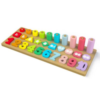 Jeux & Jouets Max et Lu00e9a Jouets D’Eveil | Playboard Max Et Lea : Jouet 8 En 1 Pour Apprendre A Compter